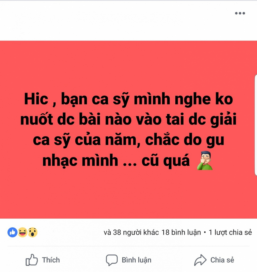 Nguyên văn dòng trạng thái từ phía đại diện ekip Lệ Quyên.  