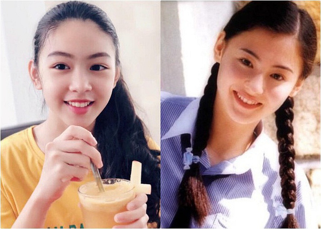 Mới 14 tuổi, nhan sắc của Lọ Lem đã được ví như hoa hậu tương lai, thậm chí nét đẹp của cô bé còn có thể sánh được với những mỹ nhân TVB đình đám của những năm 80, 90.    Nhan sắc sớm nở của bé Lọ Lem còn được so sánh với mỹ nhân Trương Bá Chi ngày còn trẻ.    