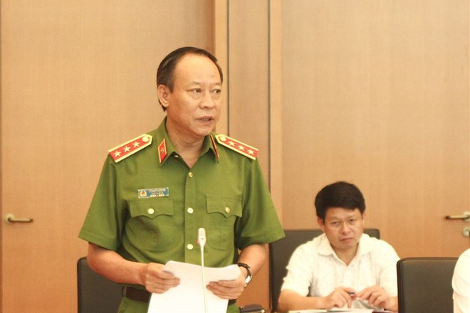 Thượng tướng Lê Quý Vương - Thứ trưởng Bộ Công an. Ảnh Trần Vương/Lao động.