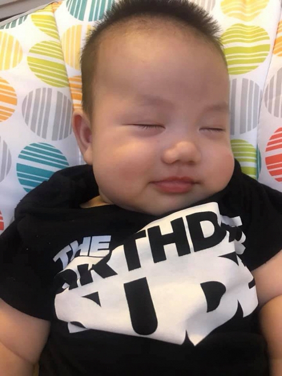 Em bé được cho là con thứ ba của Xuân Bắc có khá nhiều điềm giống Bi Béo, con trai thứ hai của Xuân Bắc    