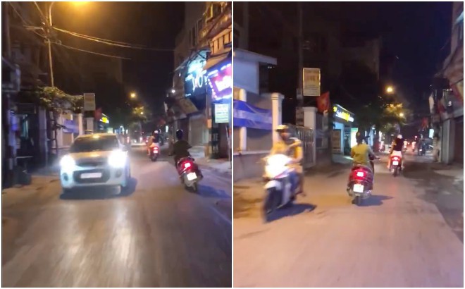 Hình ảnh khiến nhiều người hoảng hồn. Ảnh cắt từ clip.