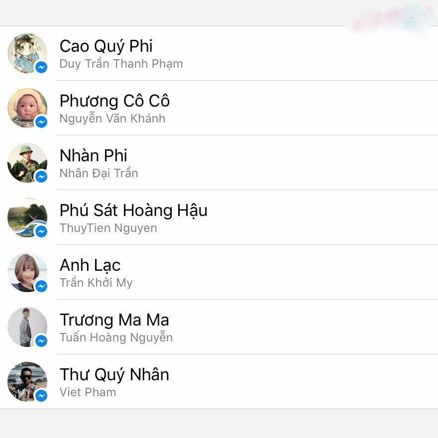 Hình ảnh phân vai trong nhóm chat của hội bạn thân 