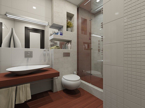 Không đặt nhà vệ sinh đối diện cửa chính