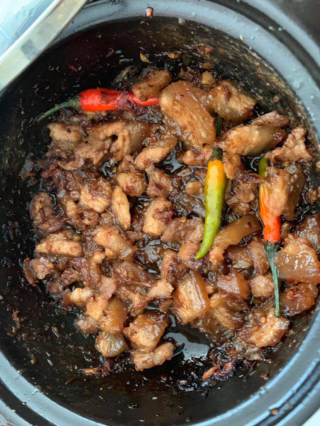 Món thịt rang ngon mắt  