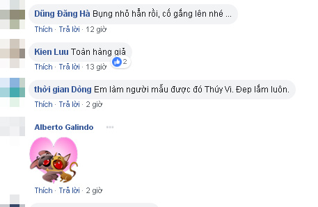 ... Thúy Vi nhận về rất nhiều bình luận trái chiều.    
