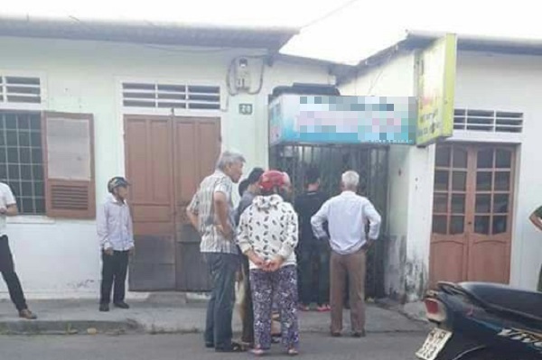 Nhà nghỉ nơi xảy ra vụ việc.