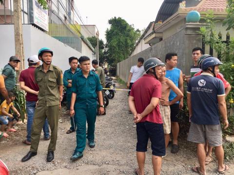 Hiện trường vụ án mạng nghiêm trọng đã được phong tỏa. Ảnh: TNO