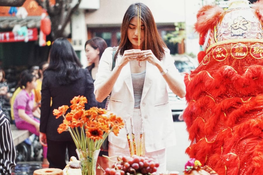 Bên cạnh đó, Lan Khuê cũng tất bật với công việc kinh doanh riêng.    