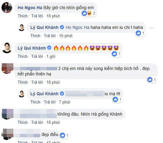Không riêng Hồ Ngọc Hà mà nhiều người hâm mộ cũng nhận ra điểm giống nhau trên gương mặt của cả hai.    