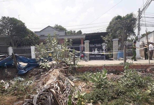Ngôi nhà nơi xảy ra vụ việc.