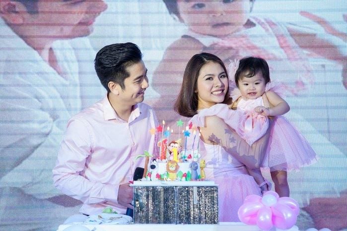 Tiệc sinh nhật con gái Vân Trang 1 tuổi