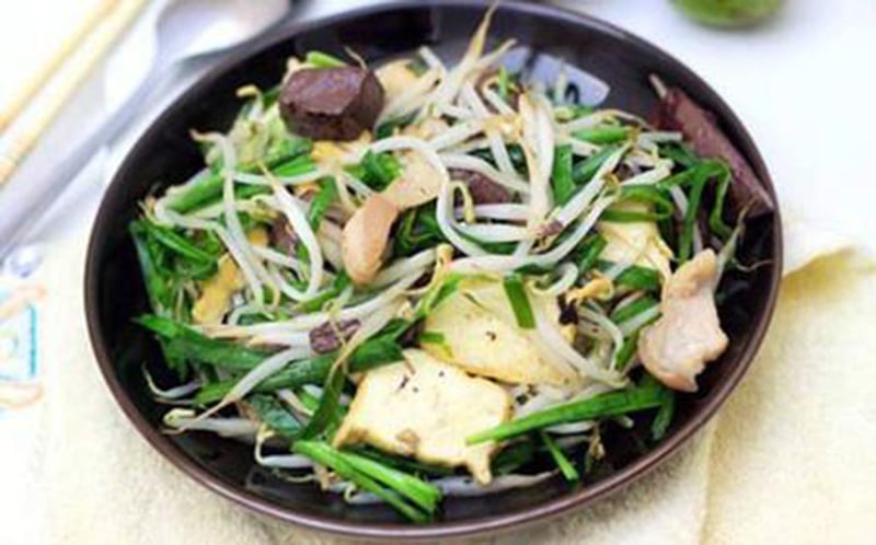 Gan với giá đỗ gây lạnh bụng