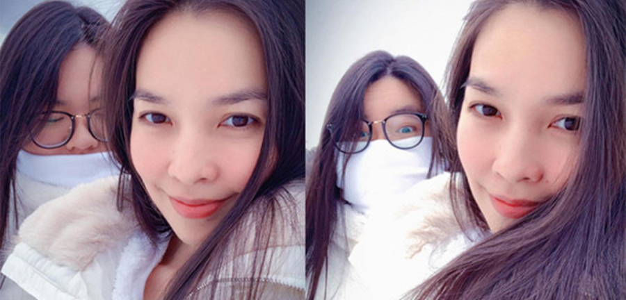 Hiền Thục và con gái
