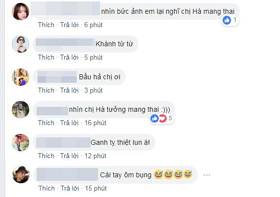 Nhiều người nghĩ Hồ Ngọc Hà đang mang bầu.