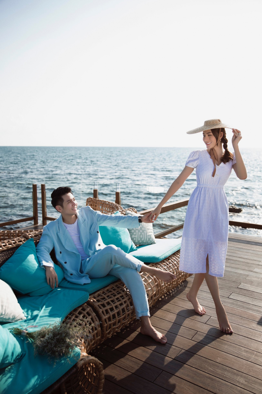 Nhiều lời chúc phúc được gửi đến Lê Hà, không ít lời khen ngợi cả hai xứng đôi vừa lứa.    