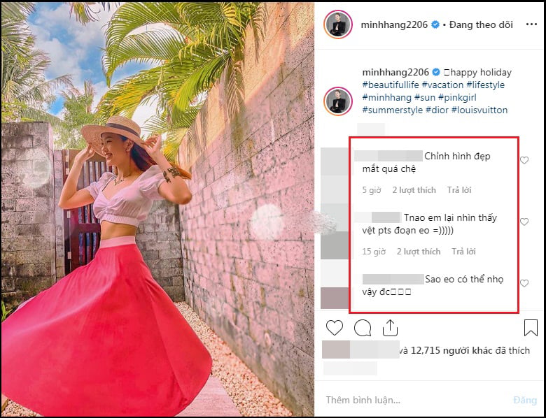 Thay vì ngợi khen, dân mạng đồng lòng bóc mẽ chiêu trò photoshop của nữ ca sĩ.    