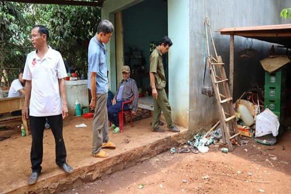 Ngôi nhà xảy ra án mạng. Ảnh: Vietnamnet