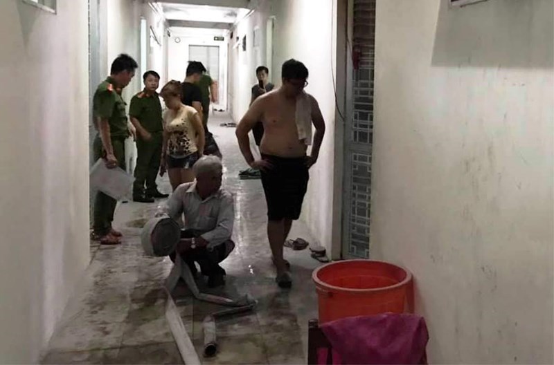 Căn hộ chung cư nơi xảy ra sự việc. Ảnh: HẢI HIẾU