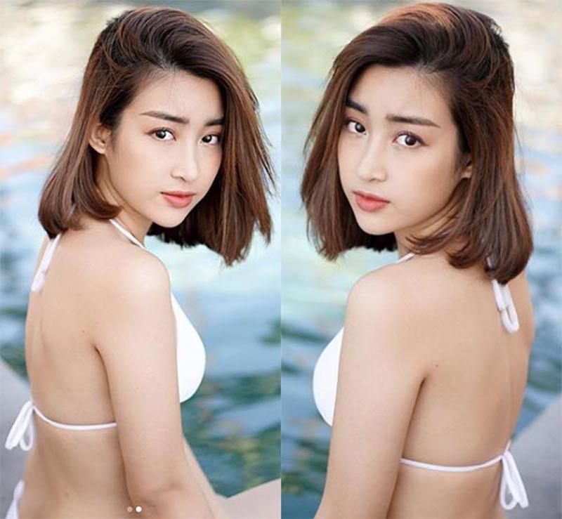 Vốn là người kín đáo và không thích khoe thân lố lăng, Mỹ Linh rất ít những bức ảnh diện bikini, nhưng mỗi lần cô khoác lên người những items này thì đều nhận được cơn mưa lời khen từ dân mạng.     