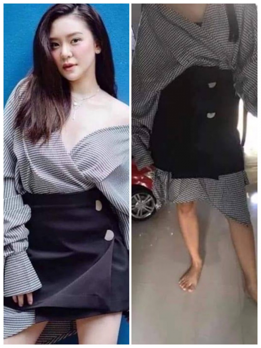 Hình ảnh trên mạng và thực tế.