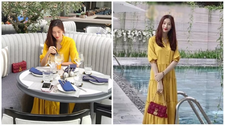 Hoa hậu Thu Thảo khi mang thai
