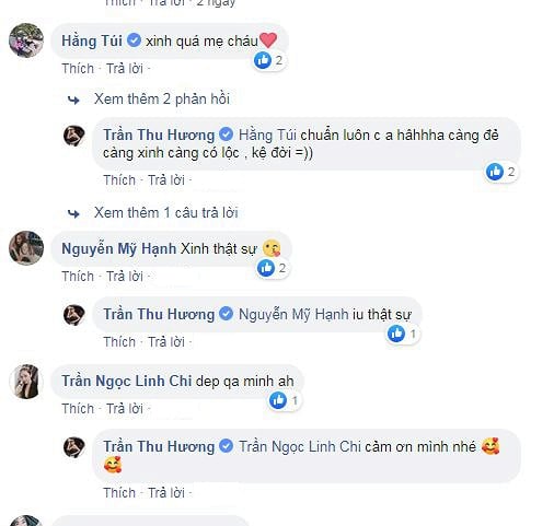 Loạt sao Việt khen ngợi nhan sắc của vợ Tuấn Hưng.  