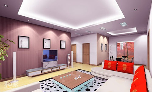 Ngôi nhà được bố trí các phòng hài hòa
