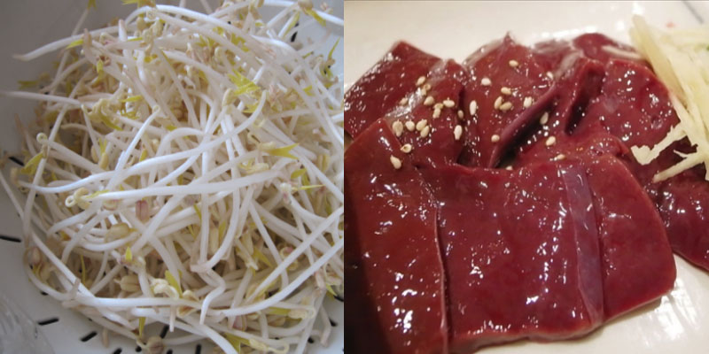 Giá đỗ ăn chung với gan là đại kỵ