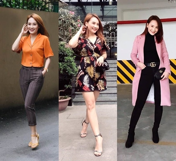 Không đi theo một quy luật nhất định, Bảo Thanh luôn biến hóa phong cách để vẻ ngoài trở nên mới mẻ hơn, từ thanh lịch, bánh bèo cho đến thời thượng sang chảnh, nữ diễn viên dễ dàng chinh phục được nhiều kiểu đồ khác nhau.    