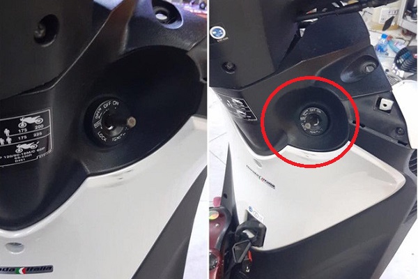 Chiếc xe SH của chàng trai mới mua suýt thì 