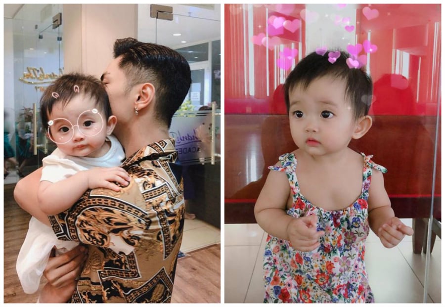 Con gái Khánh Thy càng lớn càng giống bố