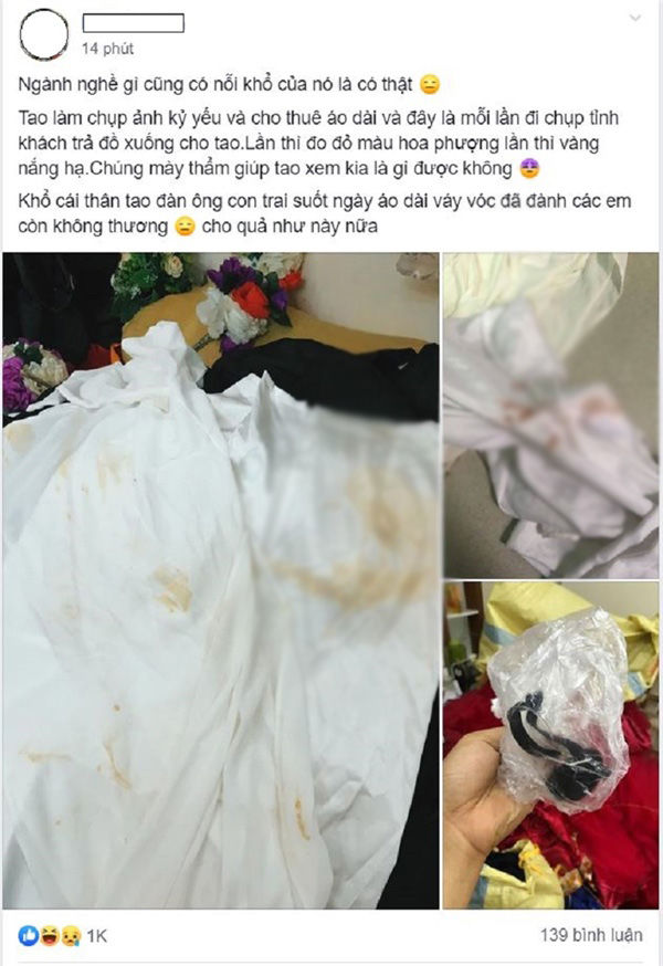 Câu chuyện được chia sẻ lên mạng xã hội.