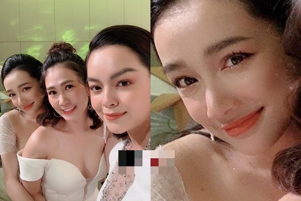 Trong bức ảnh do Phạm Quỳnh Anh đăng tải, Nhã Phương cũng gặp phải trường hợp tương tự.    