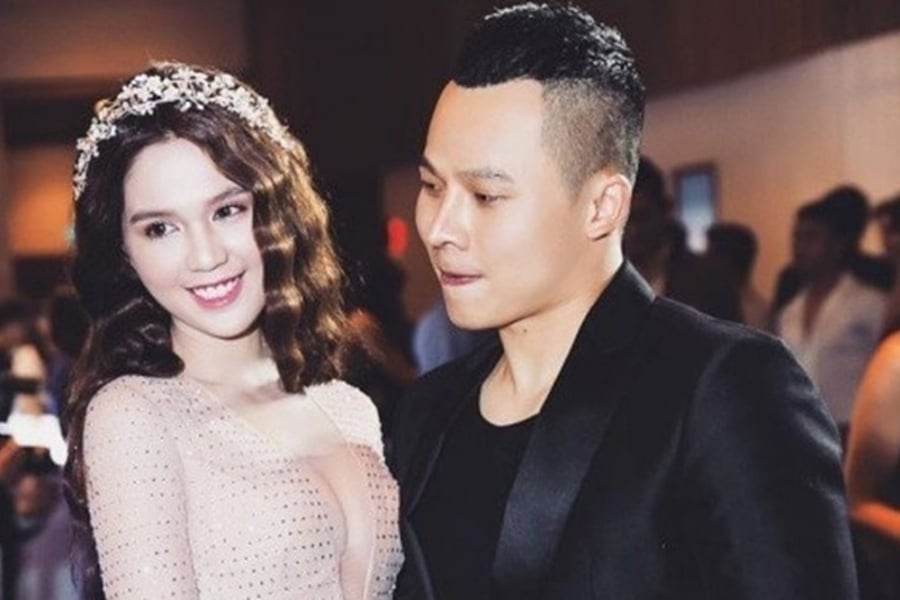 Ngọc Trinh và Khắc Tiệp.  