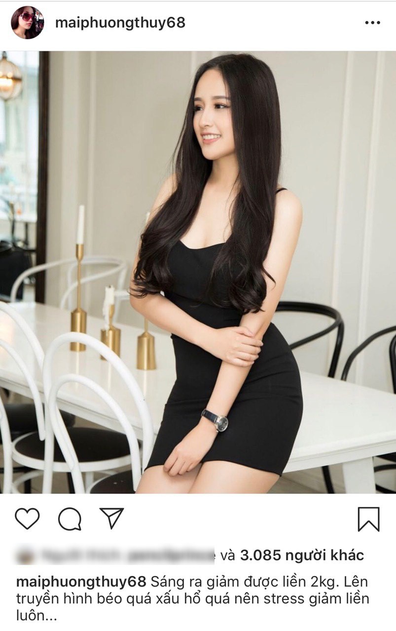 Sau khi khiến khán giả xôn xao trên sóng truyền hình, Mai Phương Thúy cho biết mình bị xấu hổ nên stress và giảm luôn 2 kg sau khi ngủ dậy. Nhiều người hâm mộ vẫn ra sức động viên nàng hậu: Chị vẫn đẹp, chị giỏi giảm béo em vẫn thấy đẹp mà,....    