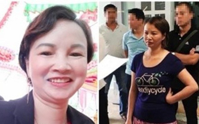 Bà Trần Thị Hiền, mẹ nữ sinh Cao Thị Mỹ Duyên. Ảnh: KT
