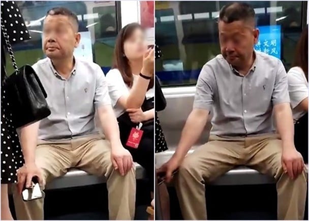 Hành động ghê tởm của người đàn ông đã bị chụp lại.