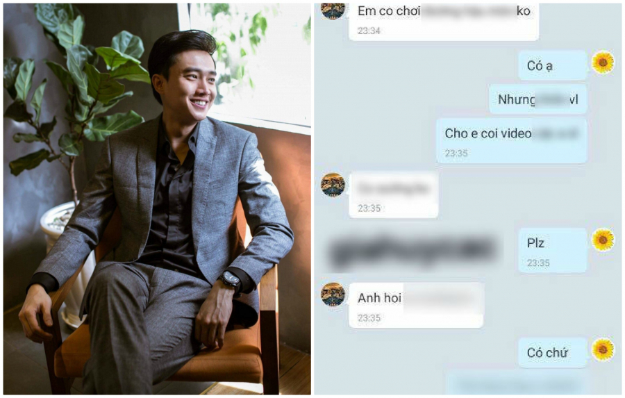 Ít phút trước, trên mạng xã hội vừa xuất hiện tin nhắn được cho là của nam diễn viên Quốc Trường cùng một cô gái khác. Trong đoạn chat chụp từ màn hình điện thoại của cô gái này, người được cho là nam diễn viên của 