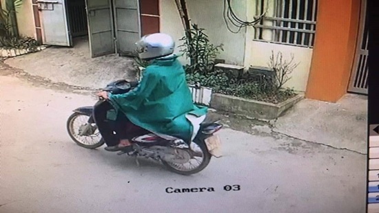 Hình ảnh nghi phạm qua camera an ninh