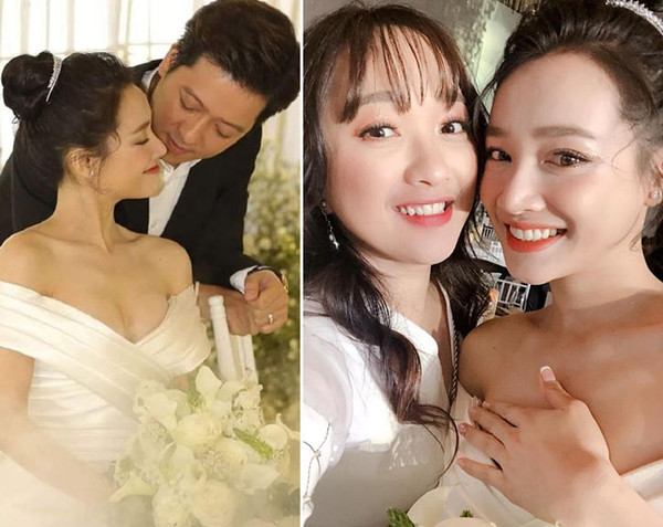 Tuy nhiên với thiết kế khoét cổ sâu, Nhã Phương phải nhiều lần lúng túng che chắn phần ngực khi selfie với bạn bè.    