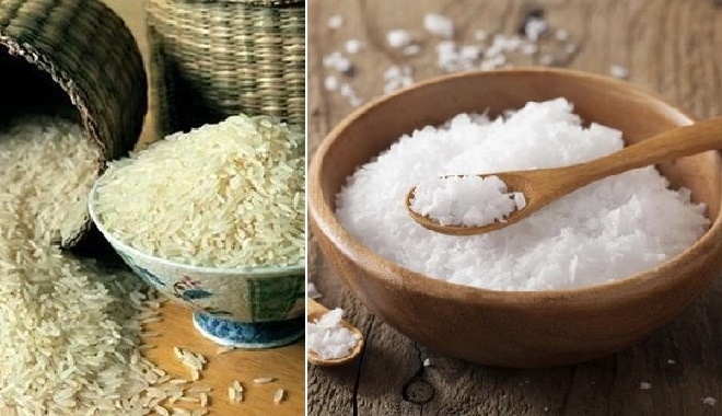 Trộn muối gạo vứt phía sau lưng bạn vào buổi sáng sớm hóa giải vận xui