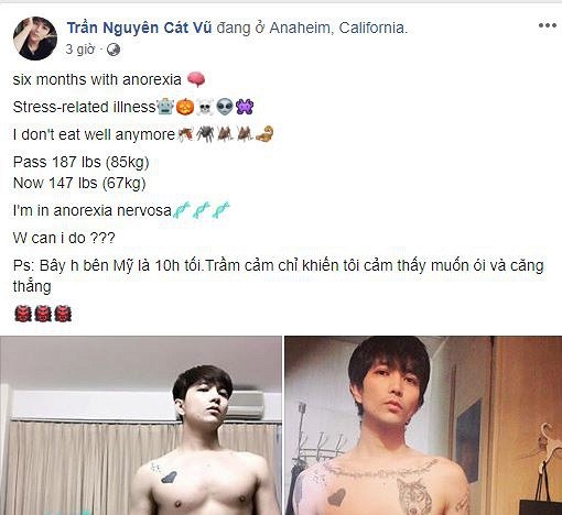 Tim khiến fan lo lắng vì liên tục sút kí.  
