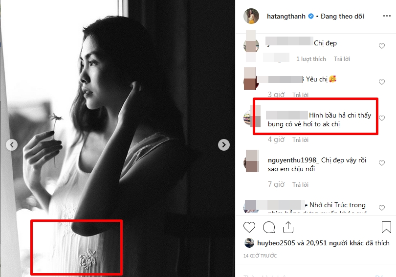 Tăng Thanh Hà vướng nghi án bầu bí vì lộ vòng 2 khác thường.    