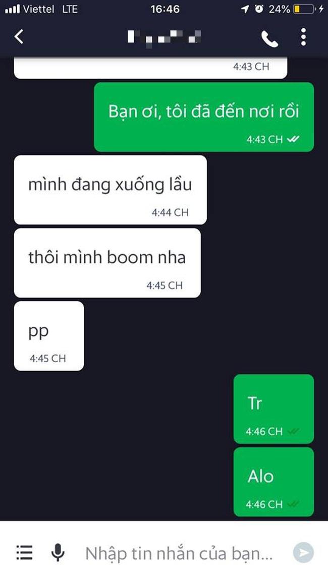 Thái độ đáng phẫn nộ của cô gái.
