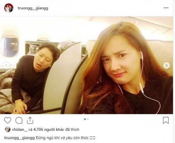 Trường Giang bị vợ dìm hàng khi ngủ.