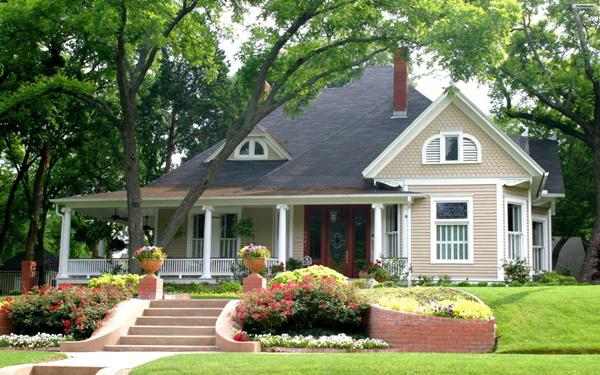 Nhà có bố cục cân xứng đại cát