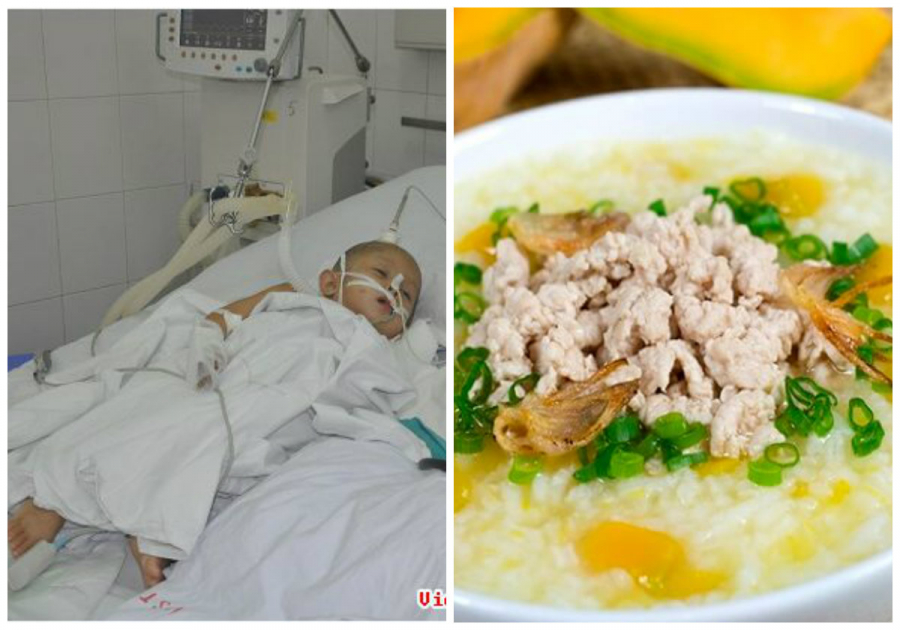 Bé 4 tuổi qua đời sau khi ăn cháo
