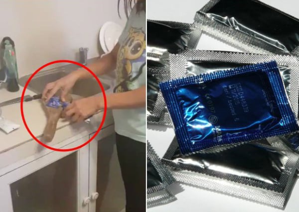 Bà mẹ đã băm nát những chiếc Quatrian Shbet nhận ngay sau khi phát hiện nó trong ví của con trai.