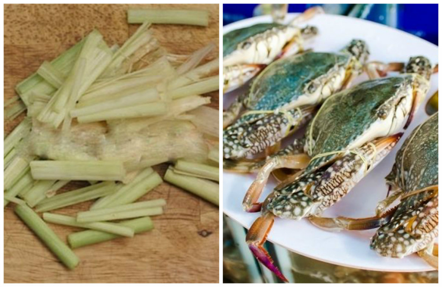 Ghẹ hấp bia sả thơm ngon