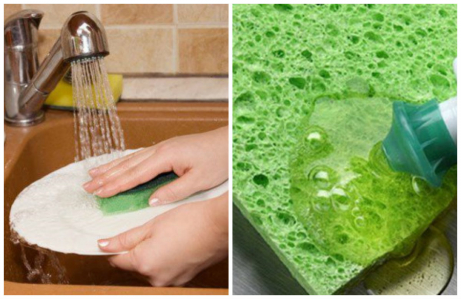 Dùng quá nhiều nước rửa bát 
